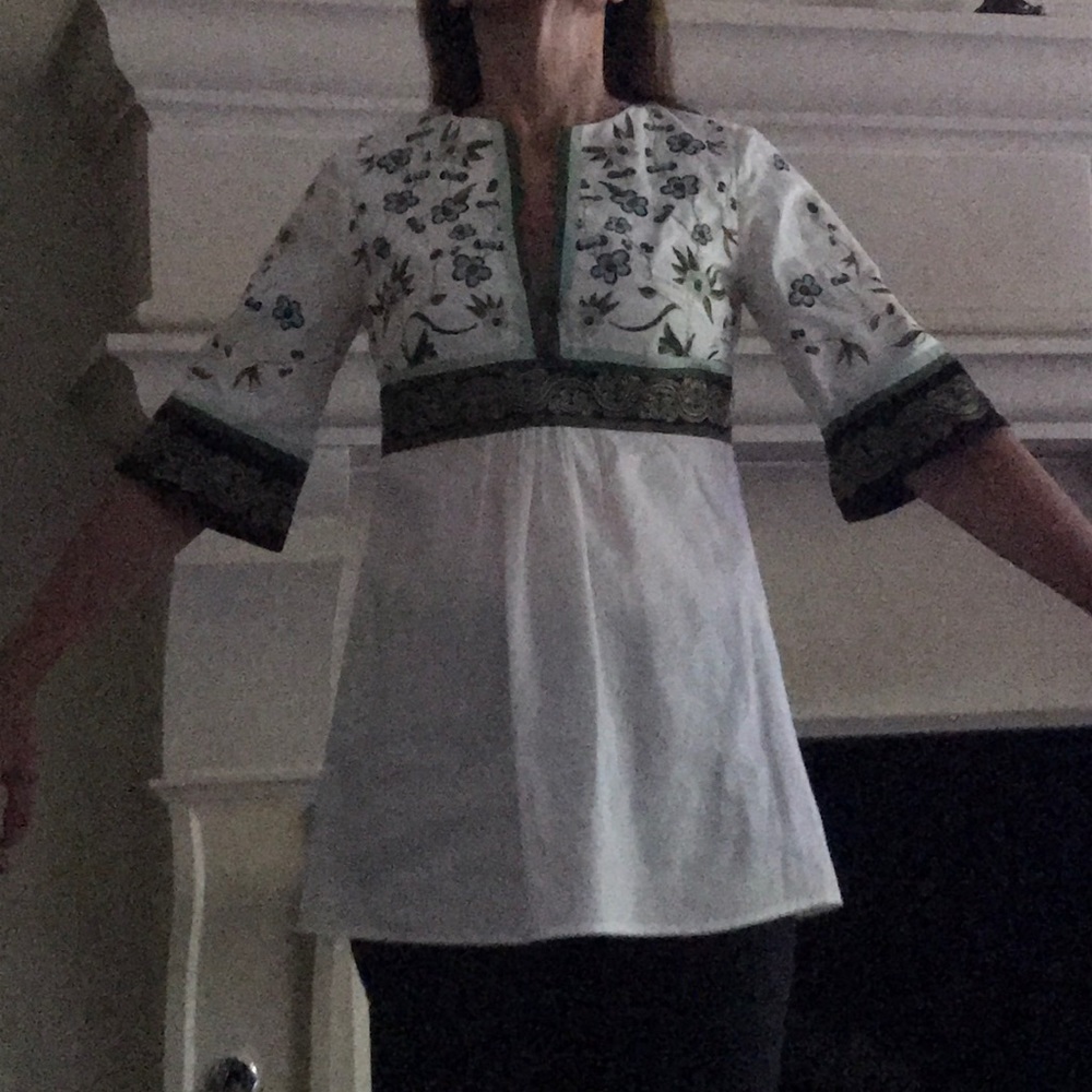 Beth Bowley embroidered tunic